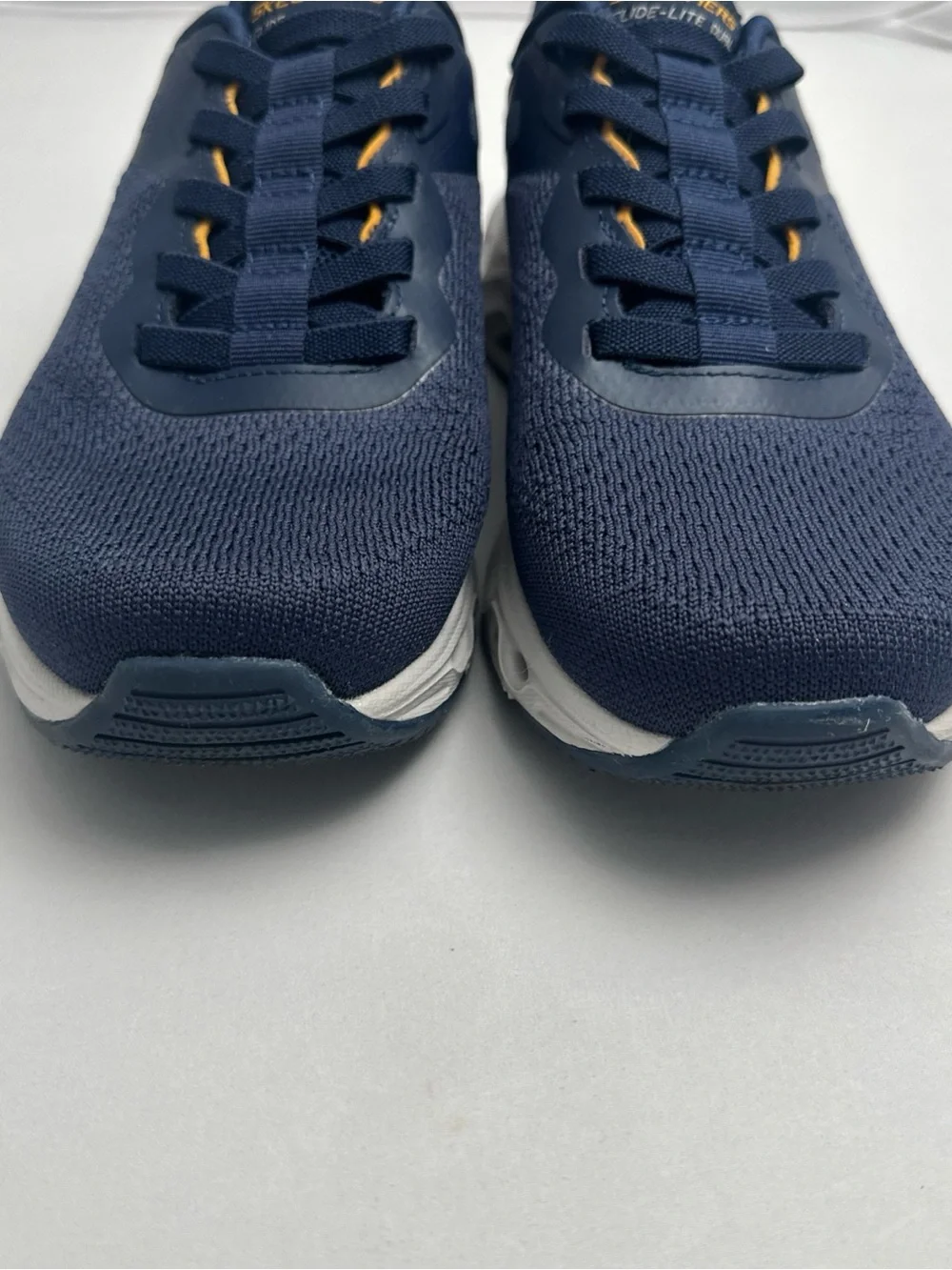 Skechers Navy and Gold Men's Memory Foam Sneaker